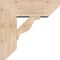 Ekena Millwork Funston Slat Smooth Bracket w/ Offset Brace, Douglas Fir, 7 1/2"W x 20"D x 20"H BKT0806X20X20FST06SDF - alternate 3